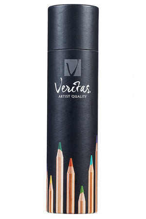 Set of 24 Veritas Colored Pencils in Cylinder - Wholesale Accessory Market
