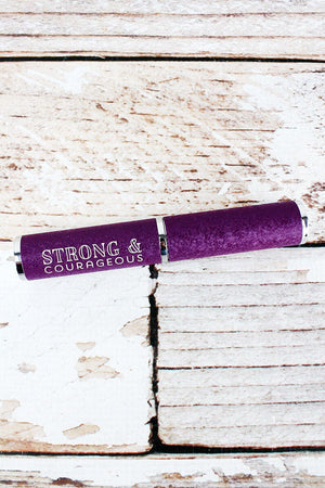 Joshua 1:9 'Strong & Courageous' Pen In Gift Case - Wholesale Accessory Market