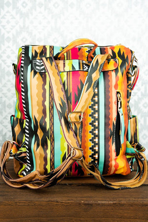 NGIL Desert Dusk Faux Leather Backpack Tote - Wholesale Accessory Market