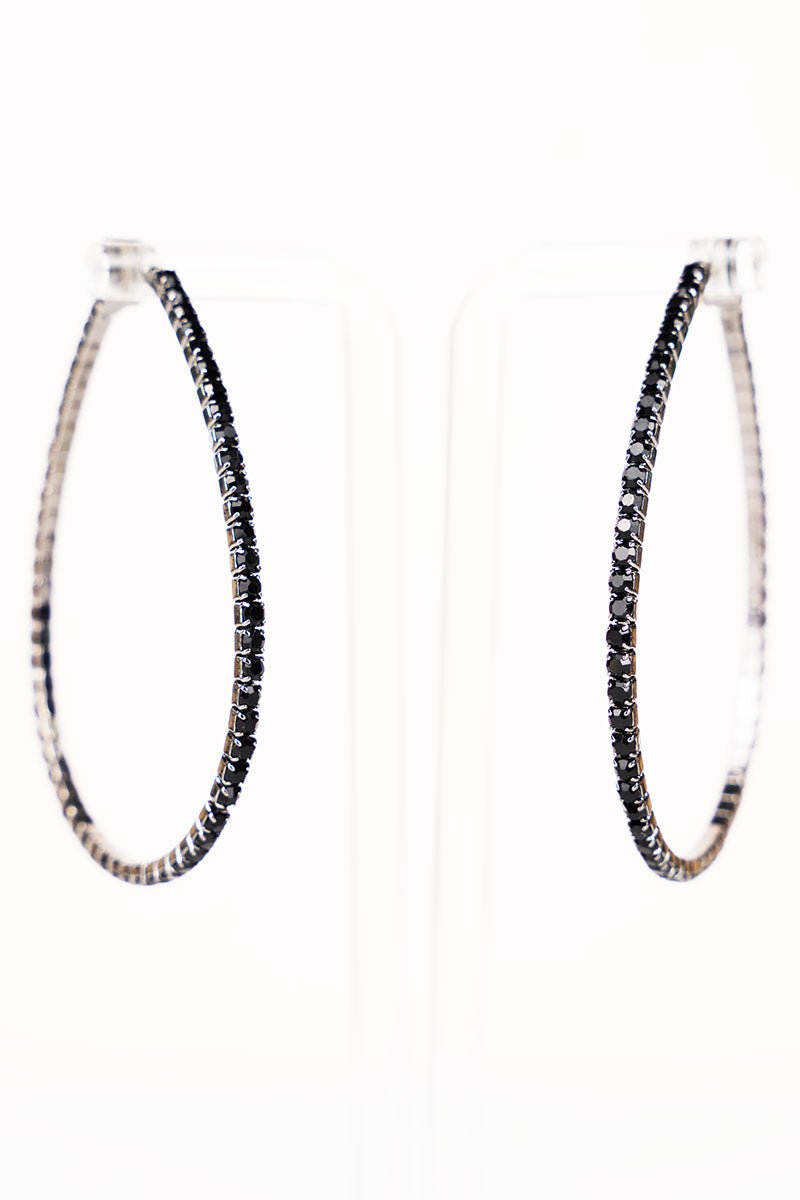 Large Rhinestone Hoop Earrings 925 Sterling Silver Post Cubic Zirconia Hoop  Earrings Thin Rhinestones Round Hoop Earrings for Women Silver Hoop Earrings  Sparkly Hoop Earrings with Crystals for Girls - Yahoo Shopping