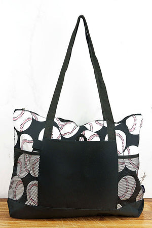 NGIL Baseball Pocket Tote Bag - Wholesale Accessory Market