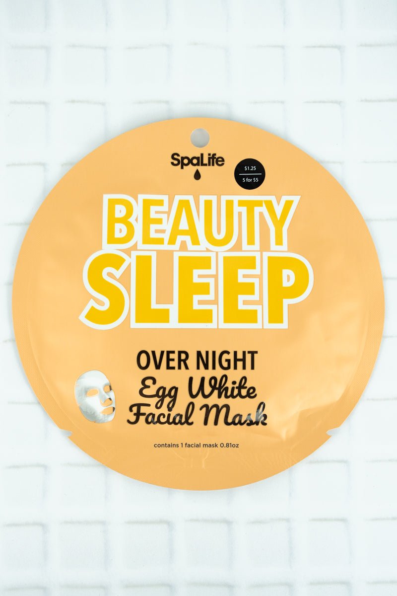 Beauty Sleep Overnight Egg White Facial Mask Wholesale Accessory Market