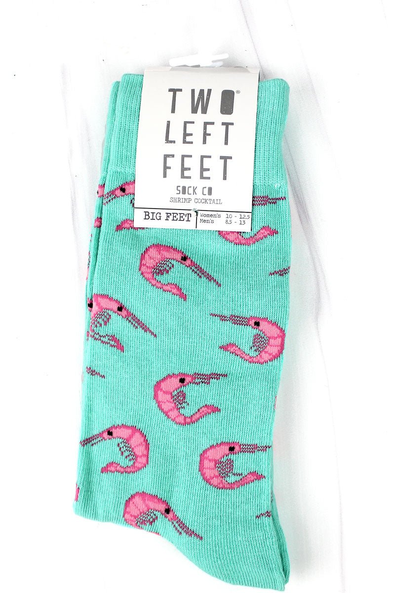 One Pair of Large Shrimp Cocktail Socks - Wholesale Accessory Market