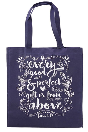 James 1:17 'Every Good & Perfect Gift' Tote Bag - Wholesale Accessory Market