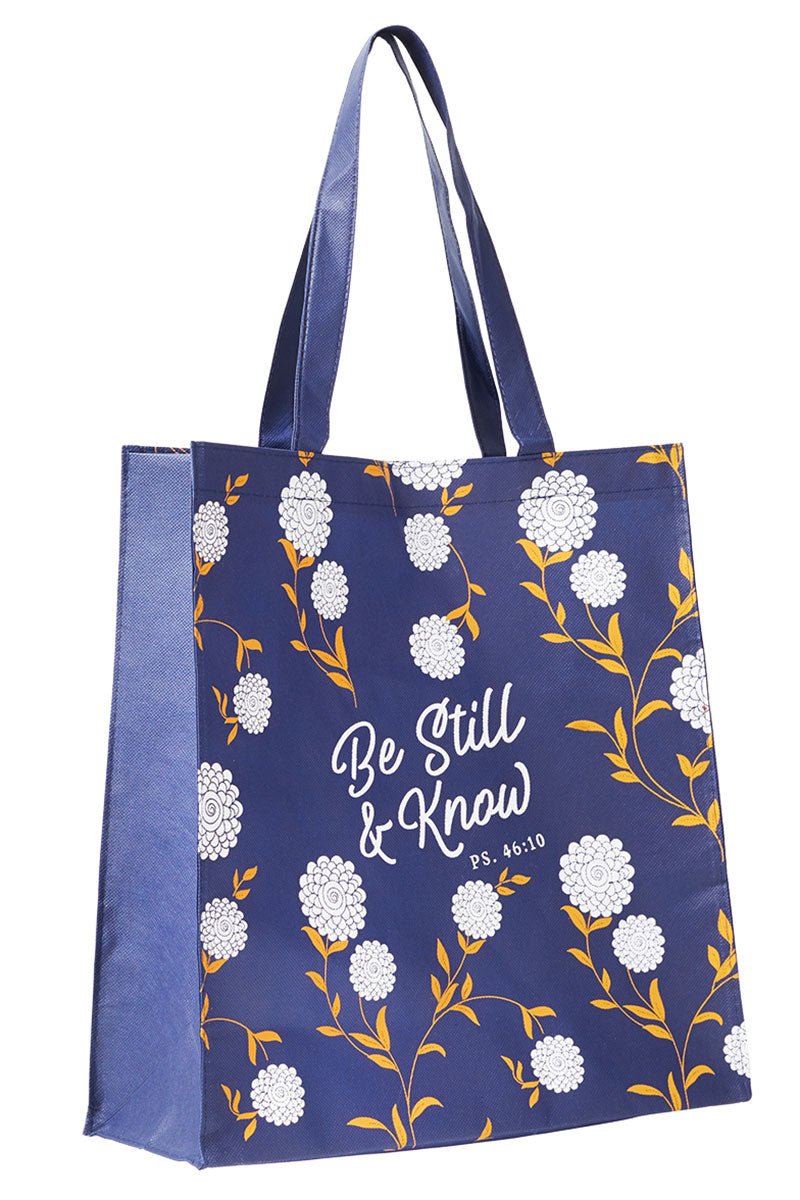 Psalm 46:10 'Be Still & Know' Tote Bag - Wholesale Accessory Market