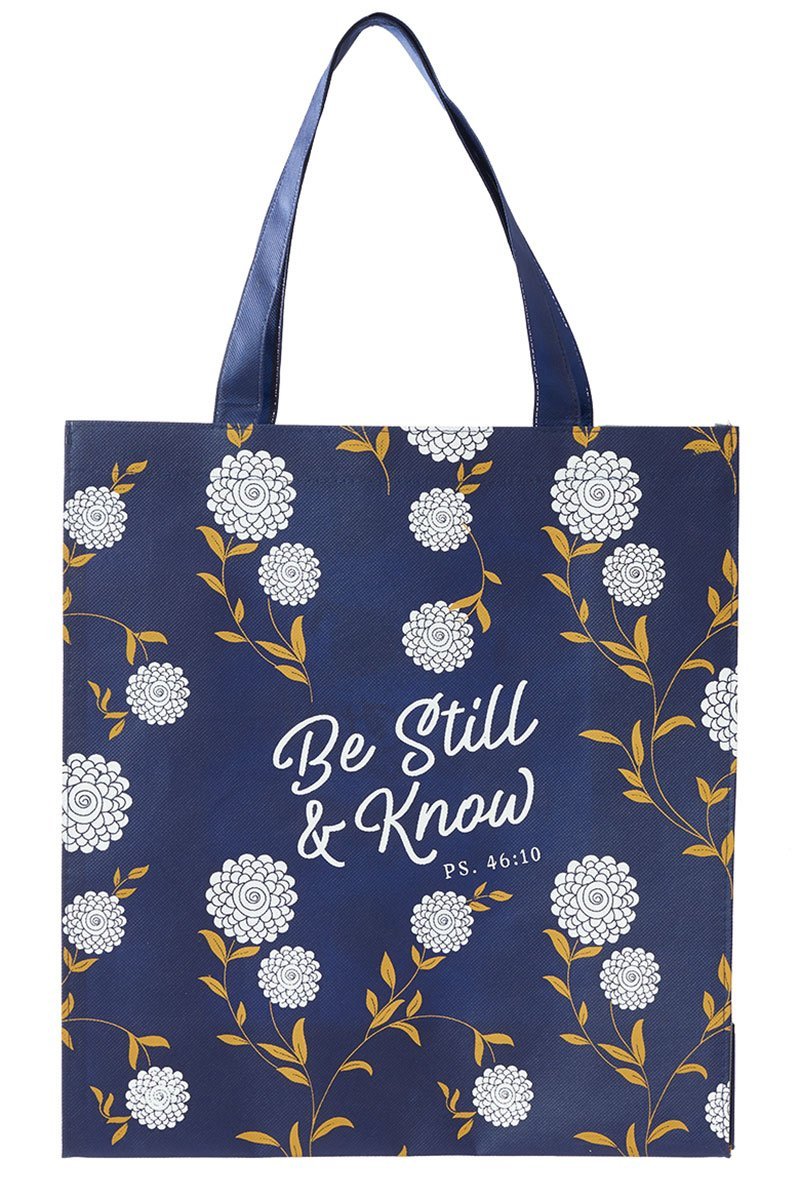 Psalm 46:10 'Be Still & Know' Tote Bag - Wholesale Accessory Market