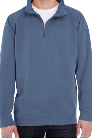 Shades of Blue Comfort Colors Adult Quarter Zip Sweatshirt *Customizable! - Wholesale Accessory Market