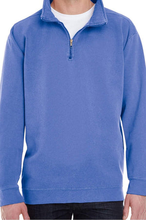 Shades of Blue Comfort Colors Adult Quarter Zip Sweatshirt *Customizable! - Wholesale Accessory Market