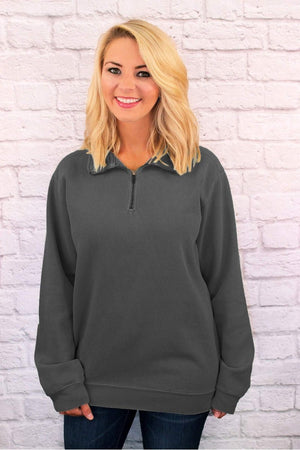 Shades of Neutral Comfort Colors Adult Quarter Zip Sweatshirt *Customizable! - Wholesale Accessory Market