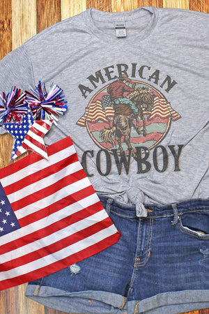 Vintage American Cowboy Unisex Dri-Power Poly Tee - Wholesale Accessory Market