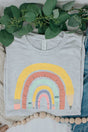 Watercolor Pencil Rainbow Tri-Blend Short Sleeve Tee - Wholesale Accessory Market