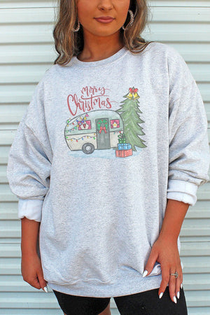 Camper Merry Christmas Unisex NuBlend Crew Sweatshirt - Wholesale Accessory Market