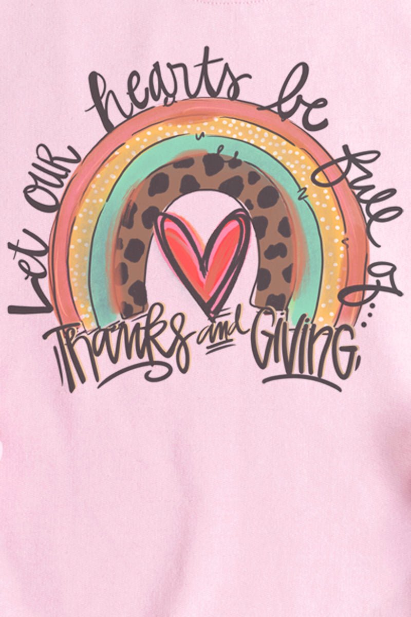 Thanks And Giving Rainbow Unisex NuBlend Crew Sweatshirt - Wholesale Accessory Market