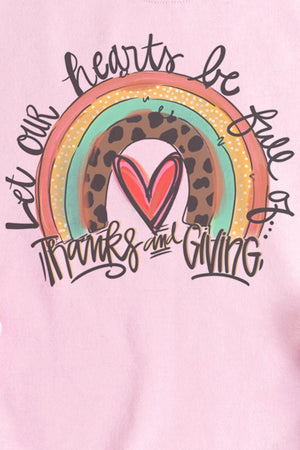 Thanks And Giving Rainbow Unisex NuBlend Crew Sweatshirt - Wholesale Accessory Market