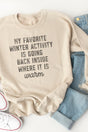Warm Winter Activity Unisex NuBlend Crew Sweatshirt - Wholesale Accessory Market