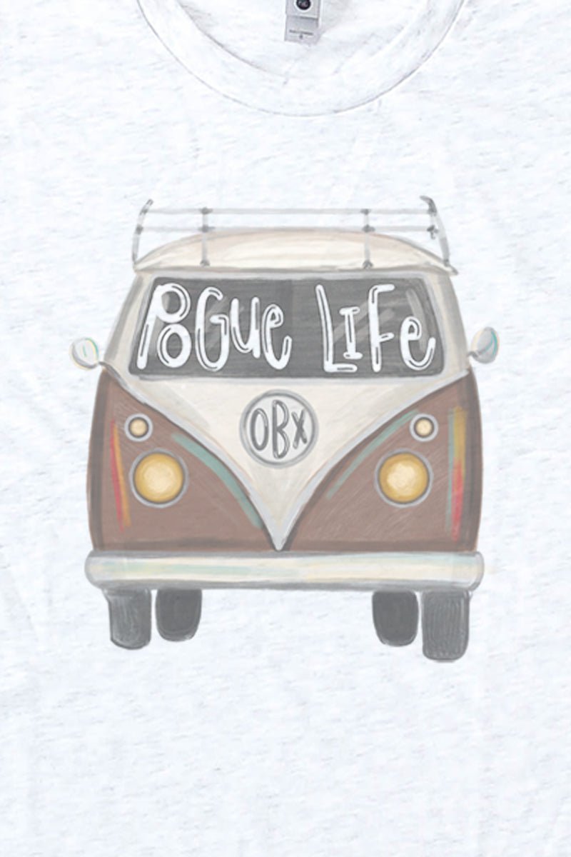 Watercolor Pogue Life Tri-Blend Crew Tee - Wholesale Accessory Market