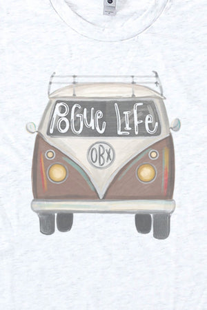 Watercolor Pogue Life Tri-Blend Crew Tee - Wholesale Accessory Market