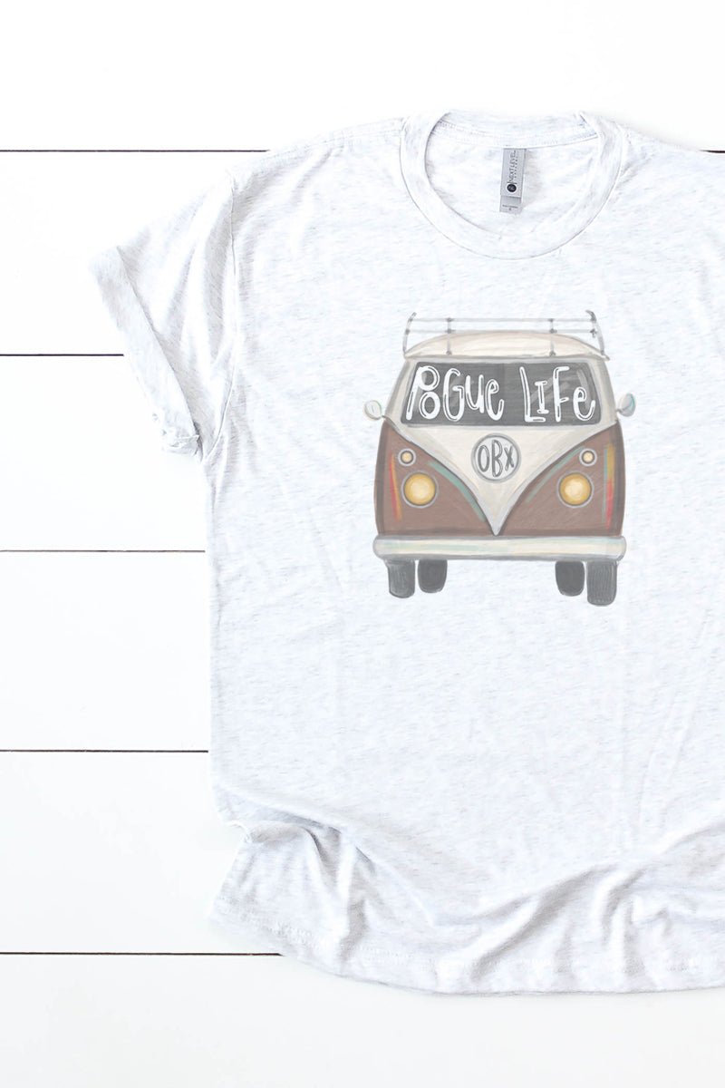 Watercolor Pogue Life Tri-Blend Crew Tee - Wholesale Accessory Market