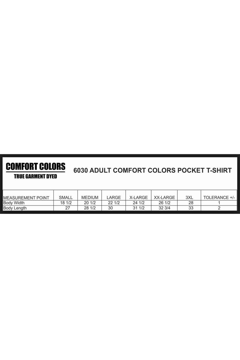 Shades of Neutral Comfort Colors Adult Ring-Spun Cotton Pocket Tee *Personalize It - Wholesale Accessory Market