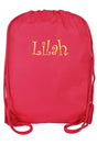 Hot Pink Drawstring Backpack - Wholesale Accessory Market