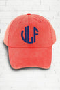 Washed Coral Baseball Cap - Wholesale Accessory Market
