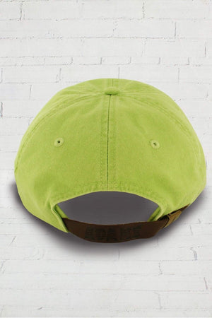 Washed Lime Baseball Cap - Wholesale Accessory Market