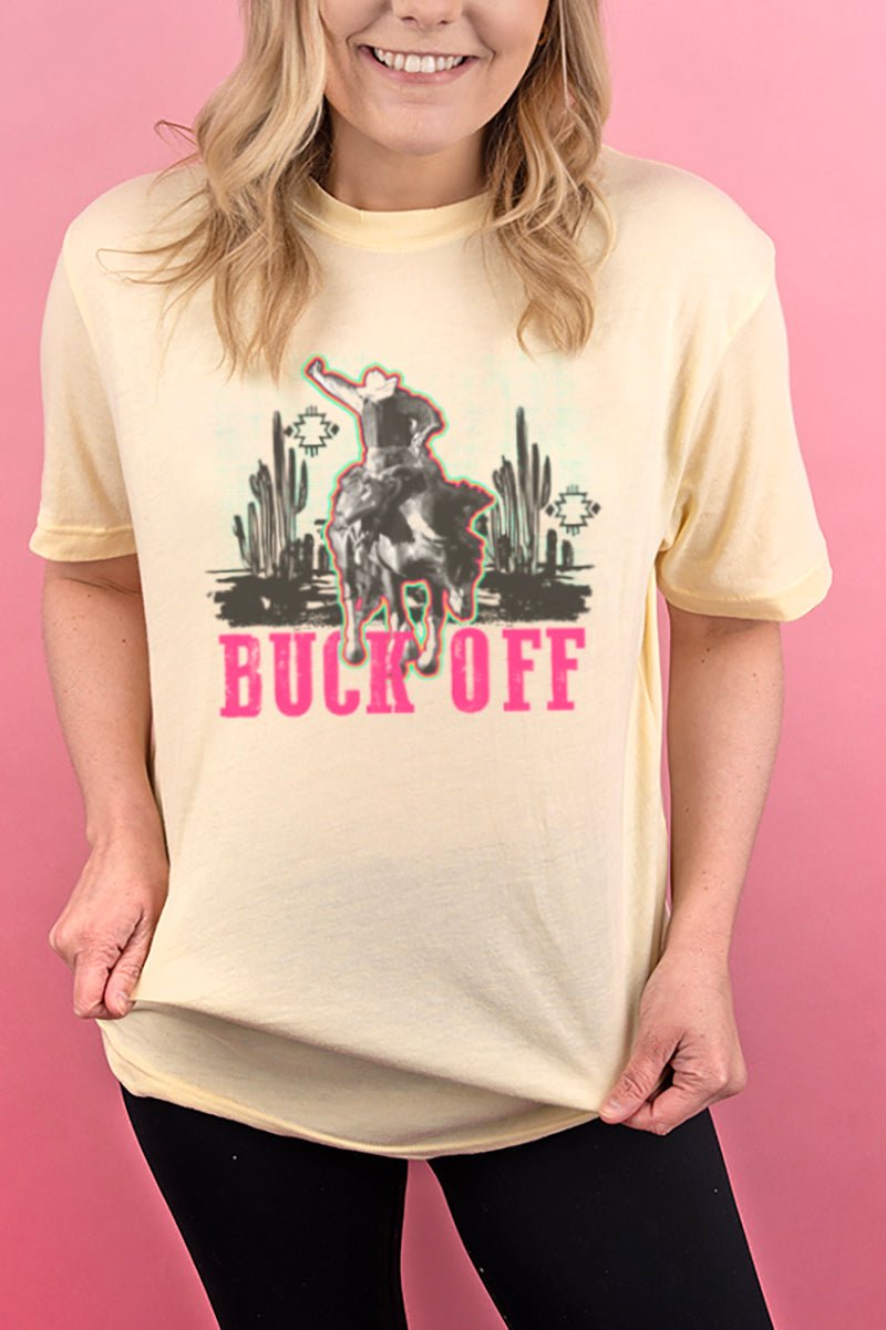 Buck Off Adult Soft-Tek Blend T-Shirt - Wholesale Accessory Market