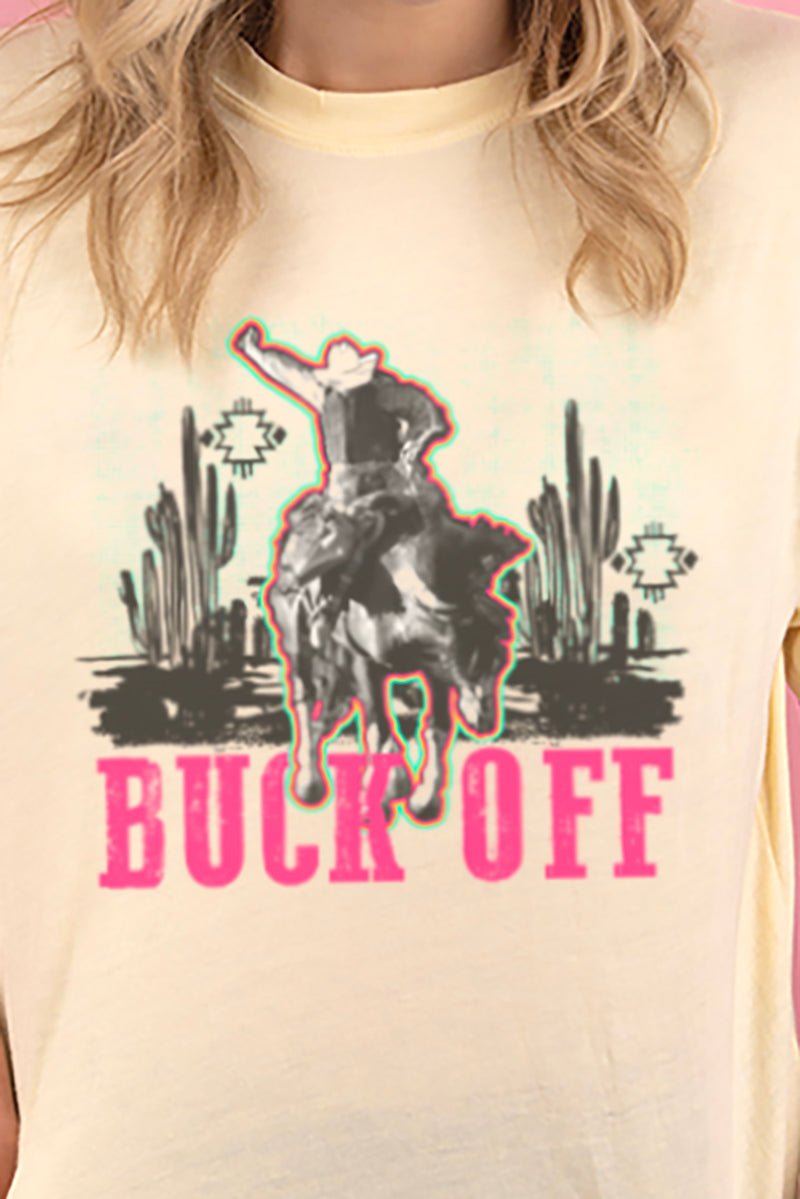 Buck Off Adult Soft-Tek Blend T-Shirt - Wholesale Accessory Market