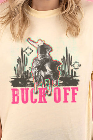 Buck Off Adult Soft-Tek Blend T-Shirt - Wholesale Accessory Market