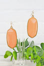 Mia Neon Peach Earrings - Wholesale Accessory Market