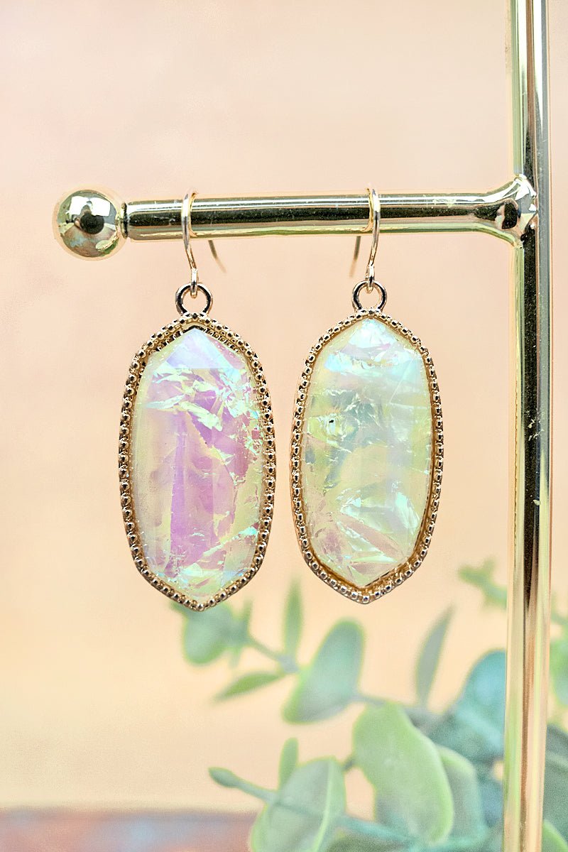 Lorelei Ivory Opal Earrings - Wholesale Accessory Market