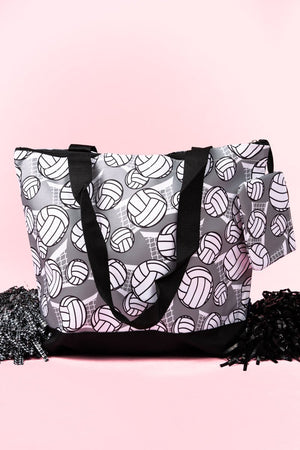 NGIL Spike It with Black Trim Tote Bag - Wholesale Accessory Market