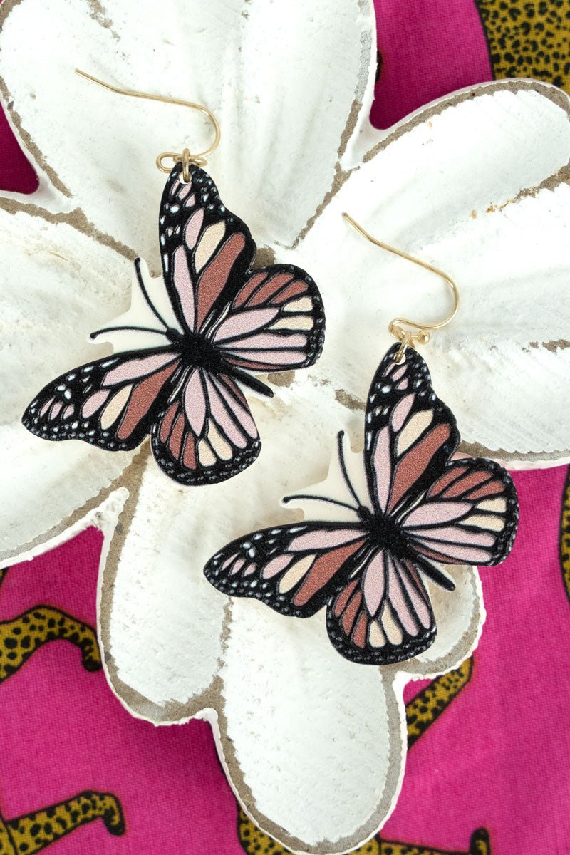 Plastic Backed Butterflies  prevents earring droop