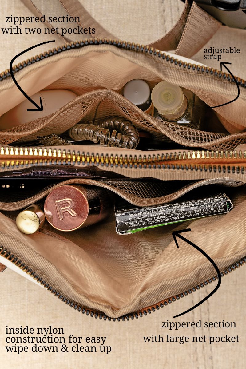 Urban Adventure Black and Brown Faux Leather Belt Bag Wholesale