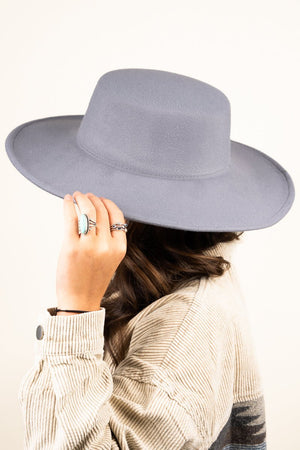 Georgiana Medium Gray Felt Hat - Wholesale Accessory Market