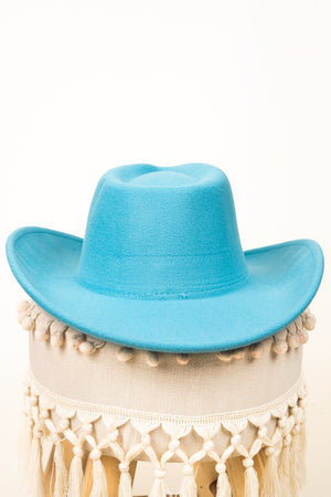 The Lainey Turquoise Felt Hat - Wholesale Accessory Market