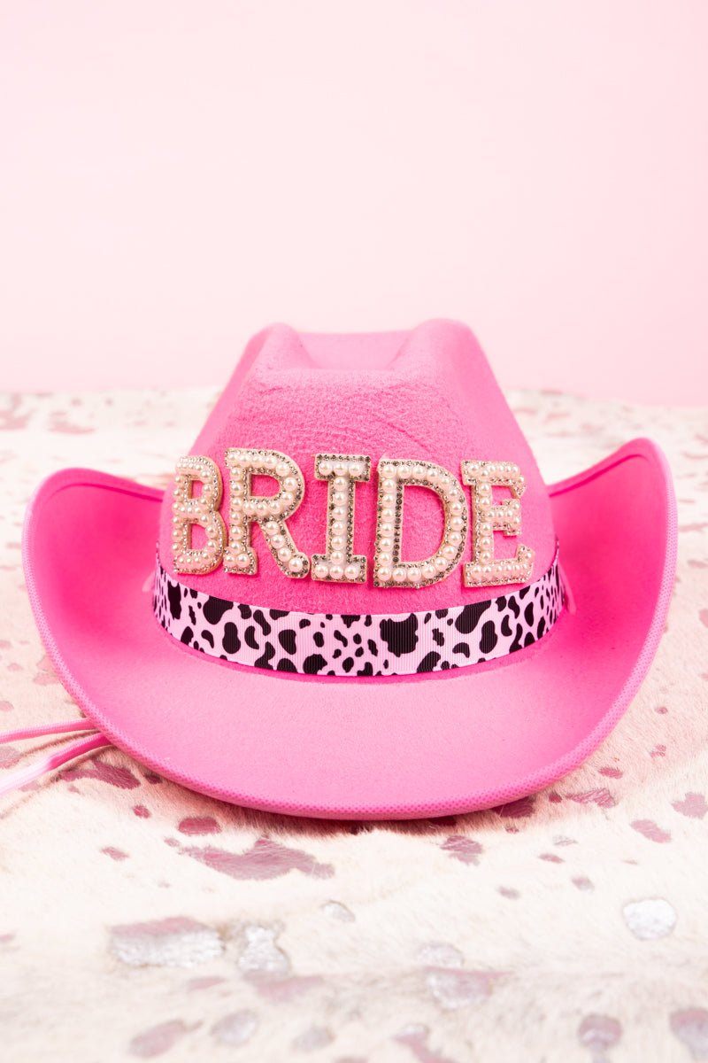 Pearl Broadway Bride Pink Cowgirl Hat Wholesale Accessory Market