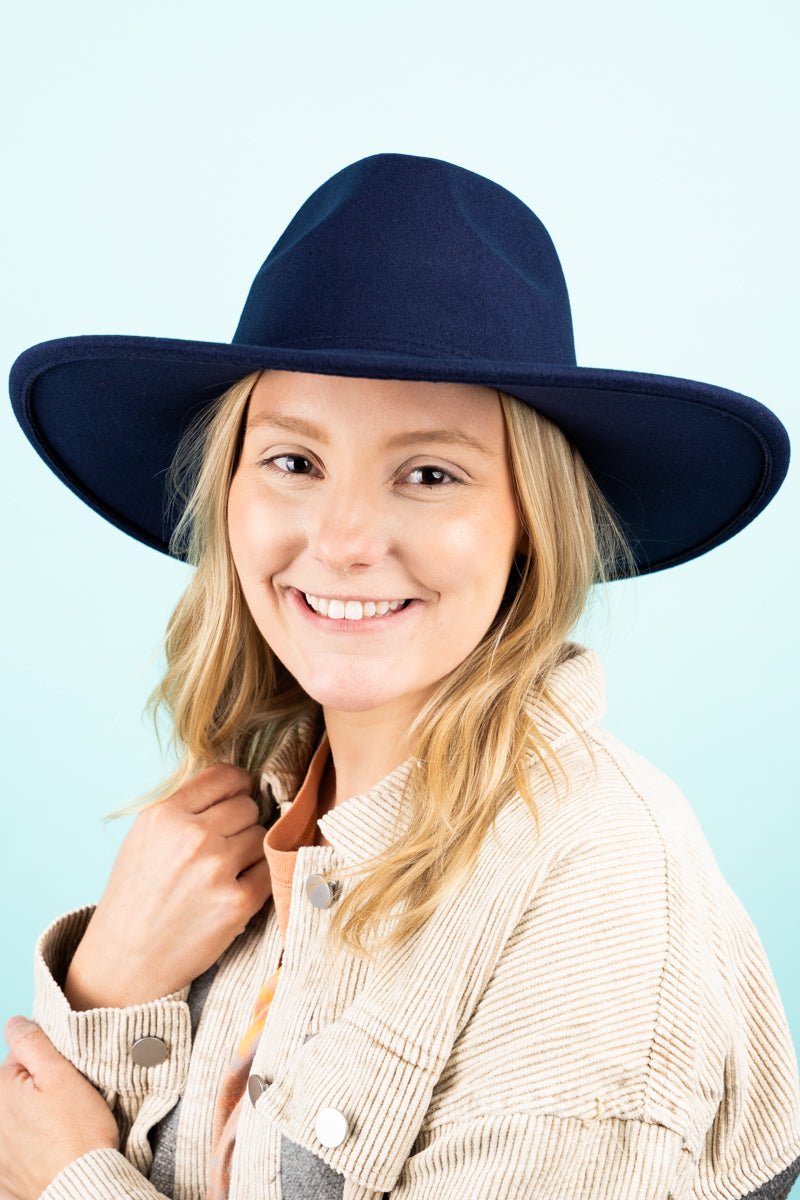 The Texanna Navy Felt Hat Wholesale Accessory Market