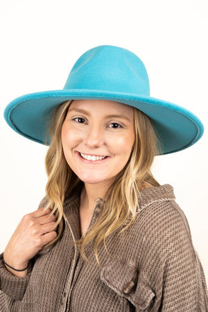 The Texanna Turquoise Felt Hat - Wholesale Accessory Market