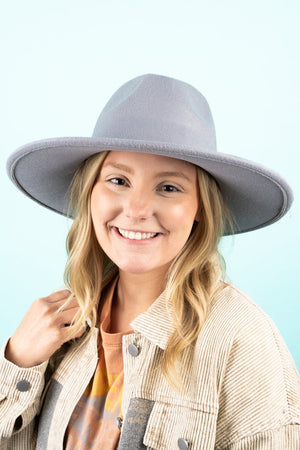 The Texanna Medium Gray Felt Hat - Wholesale Accessory Market
