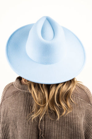 The Texanna Light Blue Felt Hat - Wholesale Accessory Market