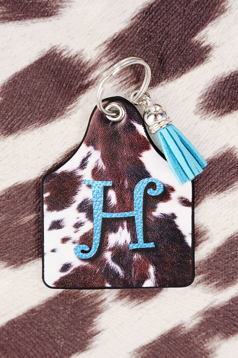 Cow tag keychain wholesale store