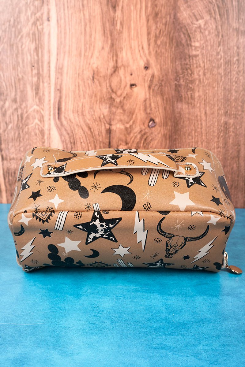Expandable makeup on sale bag