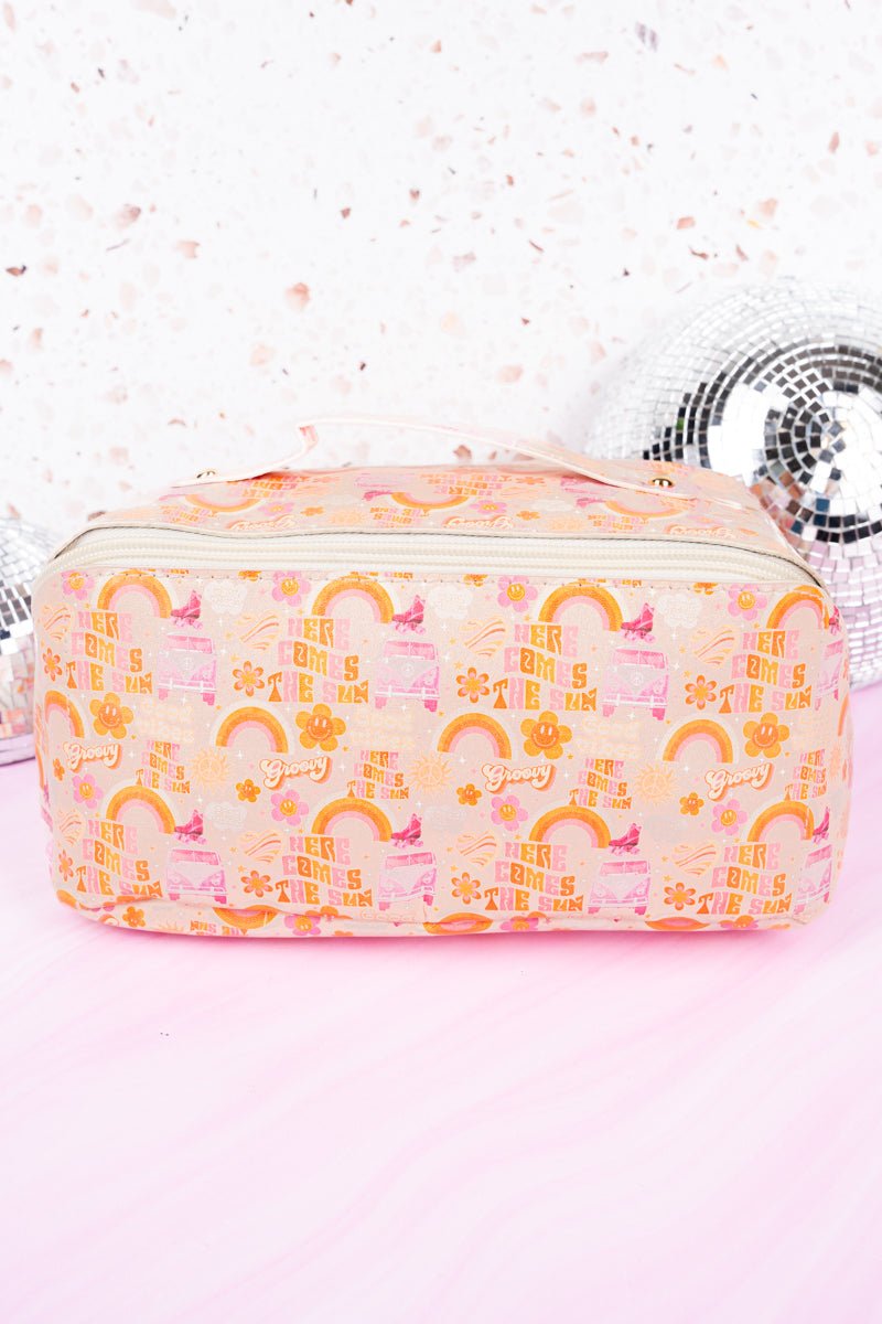 Groovy Summer Jetsetter Expandable Makeup Bag Wholesale Accessory Market