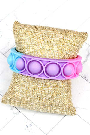 Pretty Pastel Pop Bubble Fidget Toy Bracelet - Wholesale Accessory Market