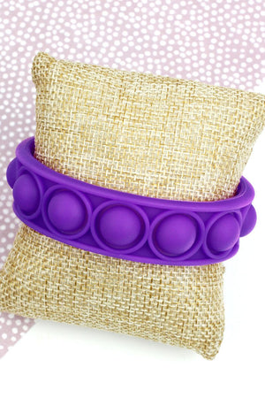 Purple Pop Bubble Fidget Toy Bracelet - Wholesale Accessory Market
