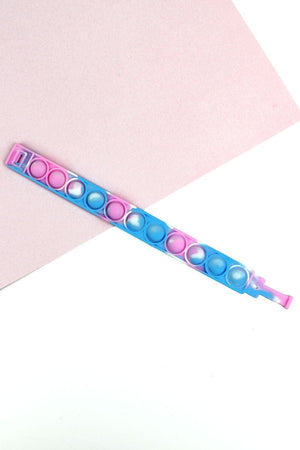 Cotton Candy Twist Pop Bubble Fidget Toy Bracelet - Wholesale Accessory Market