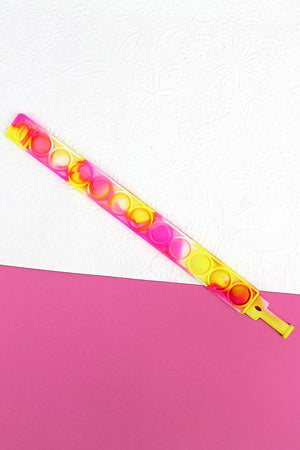 Banana Berry Swirl Pop Bubble Fidget Toy Bracelet - Wholesale Accessory Market