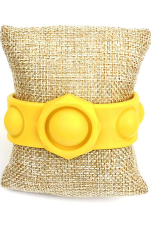 Yellow Anna Pop Bubble Bracelet - Wholesale Accessory Market