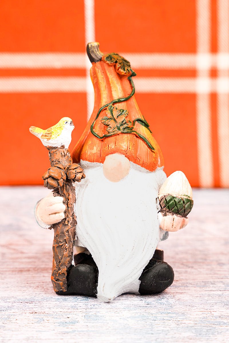 5 x 3.25 Gnome For The Harvest Resin Figurine - Wholesale Accessory Market